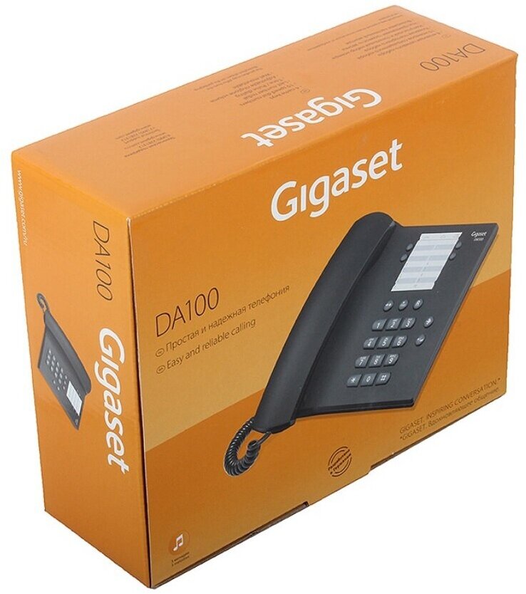 Проводной телефон Gigaset DA100 черный