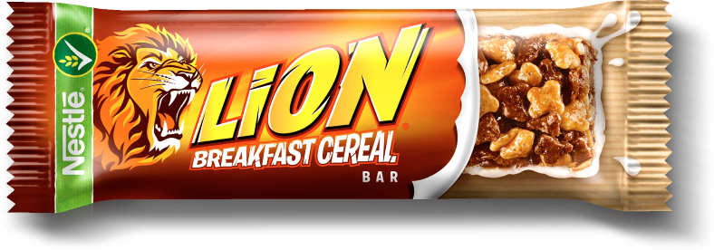 Батончик Nestle Lion Breakfast Cereal Bar, 100г - фотография № 2