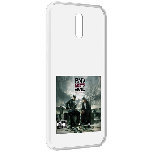 Чехол MyPads Eminem BAD MEETS EVIL – HELL THE SEQUEL для Alcatel 3L (2019) задняя-панель-накладка-бампер чехол mypads eminem bad meets evil – hell the sequel для vivo y16 4g vivo y02s задняя панель накладка бампер