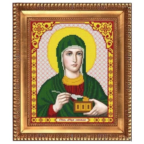 Рисунок на ткани Благовест (бисер), Святая Мученица Зинаида, 20х25 см (БЛГ.И-4150)