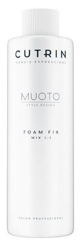 Cutrin Пенный нейтрализатор Muoto Foam Fix для нормальных или трудно поддающихся завивке волос, 1000 мл