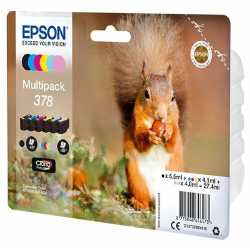 фото Набор картриджей epson 378 claria photo hd multipack