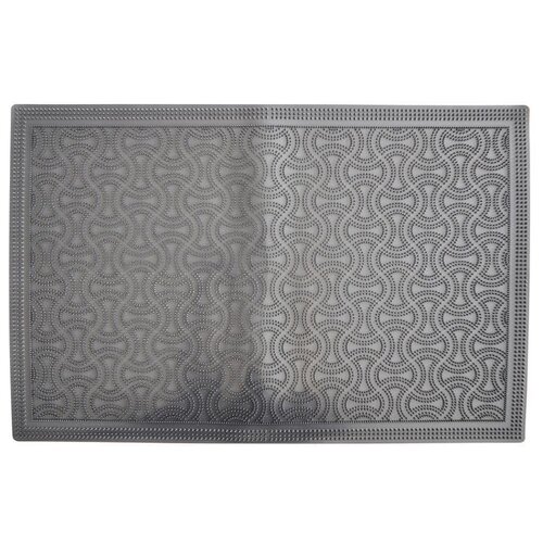 фото Коврик придверный "мозаика" 60*38см черный мультидом