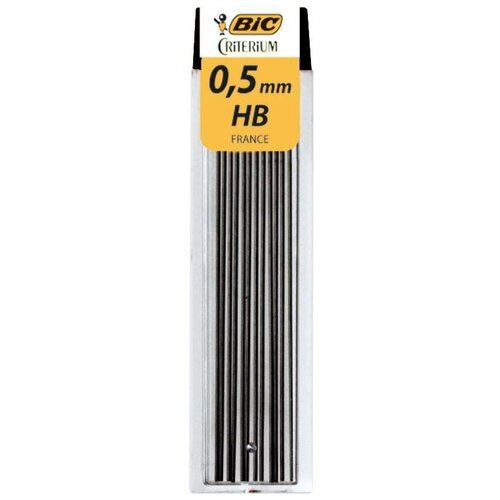 Сменные стержни BIC Leads (0.5мм, НВ) 12шт. (827065)