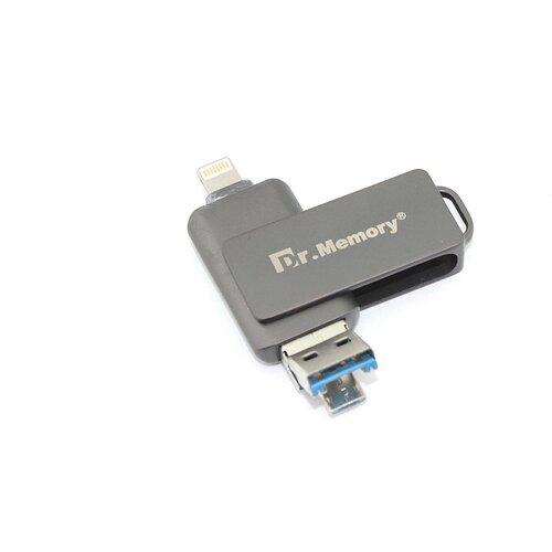 Флешка USB Dr. Memory 051 32Гб, USB 3.0, черный