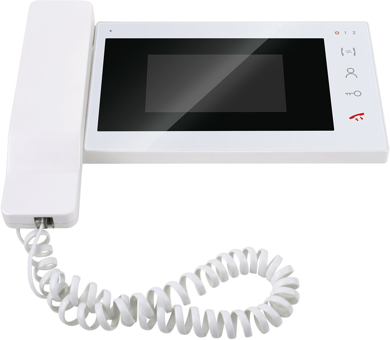 Монитор видеодомофона для дома с трубкой Solo-T, 4.3", сенсорное управление, подключение 2-х вызывных панелей