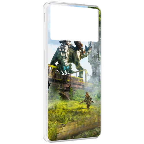 Чехол MyPads Horizon Zero Dawn для ZTE Nubia Z40S Pro задняя-панель-накладка-бампер чехол mypads horizon zero dawn art для zte nubia red magic 7s pro задняя панель накладка бампер