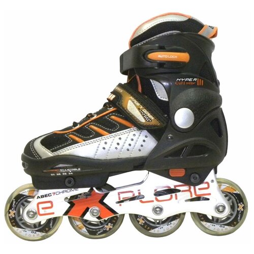 фото Коньки роликовые раздвижные explore aerogear (34-37) orange