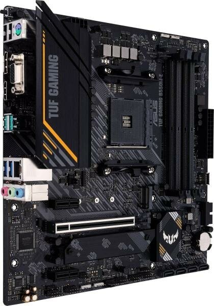 Материнская плата ASUS TUF GAMING B550M-E Socket AM4 AMD B550 4xDDR4 1xPCI-E 16x 2xPCI-E 1x 4xSATA III mATX Retail