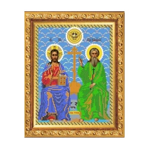 фото Набор для вышивания чешским бисером светлица икона святая троица 19*24см