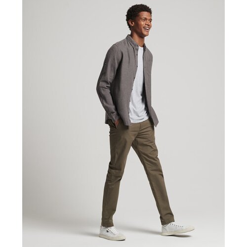 фото Рубашка superdry, размер s (46), серый