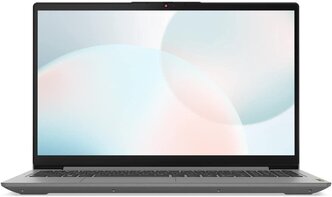 Lenovo Ноутбук Lenovo IdeaPad 3 15IAU7 Core i3 1215U 8Gb SSD256Gb Intel UHD Graphics 15.6" TN FHD (1920x1080) noOS grey WiFi BT Cam (82RK010NPS)