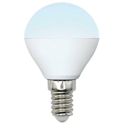 Лампа светодиодная Uniel E14 6W 4000K матовая LED-G45-6W/NW/E14/FR/MB PLM11WH UL-00002376