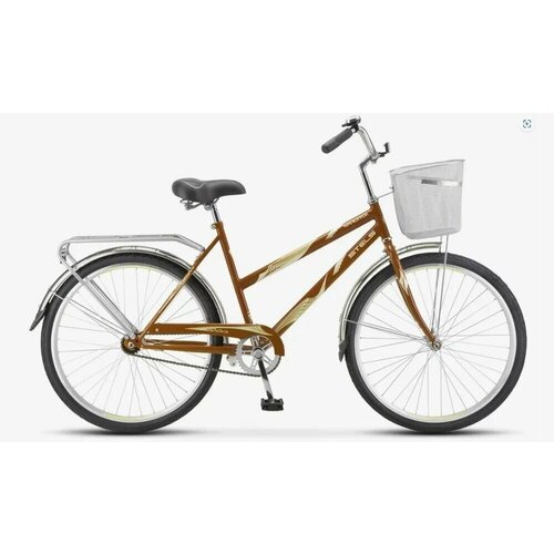 Велосипед взрослый STELS Navigator-205 C 26 Z010 Коричневый корзина LU101264 LU094941 19 13545₽