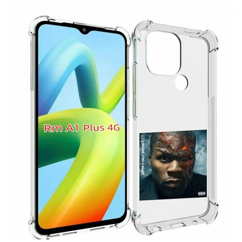 Чехол MyPads 50 Cent - Before I Self Destruct мужской для Xiaomi Redmi A1 Plus + задняя-панель-накладка-бампер чехол mypads 50 cent before i self destruct мужской для huawei mate 40 pro plus задняя панель накладка бампер