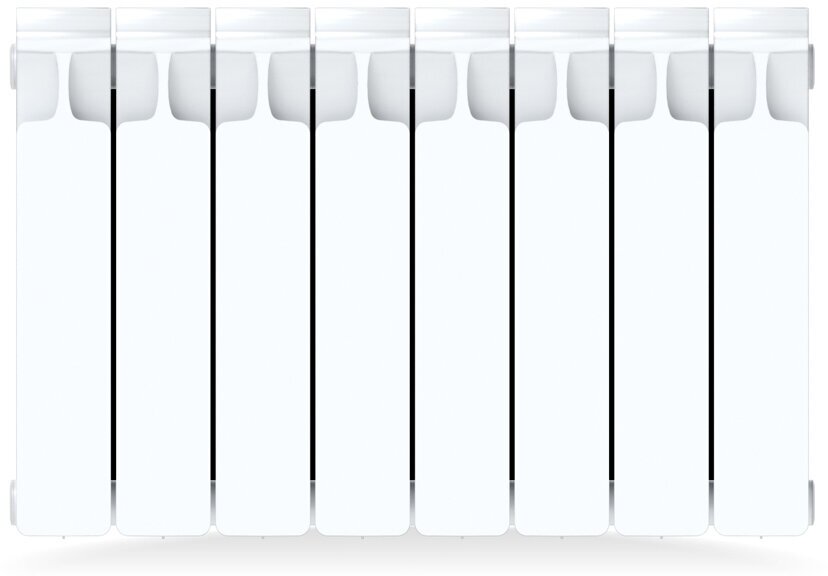 Радиатор Rifar Monolit 350 8 секций боковое подключение биметалл