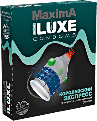 Презерватив Luxe Maxima Королевский Экспресс 1 шт.