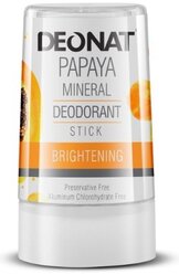 DeoNat, Дезодорант Papaya, кристалл (минерал), 40 г