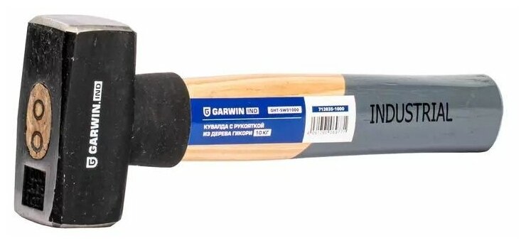 GARWIN INDUSTRIAL GHT-SW01000 Кувалда Garwin INDUSTRIAL с рукояткой из дерева гикори 1000 г