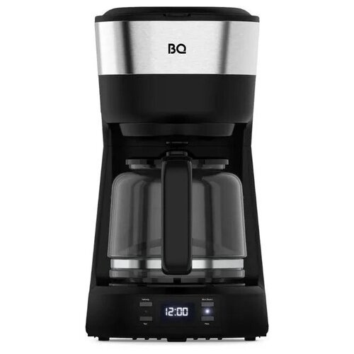 кофеварка bq cm1000 черный стальной Кофеварка капельная BQ CM1000 черный-стальной