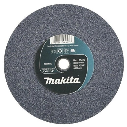 Точильный круг Makita 150х6,4х12,7 A60 для GB602 A-47195 .
