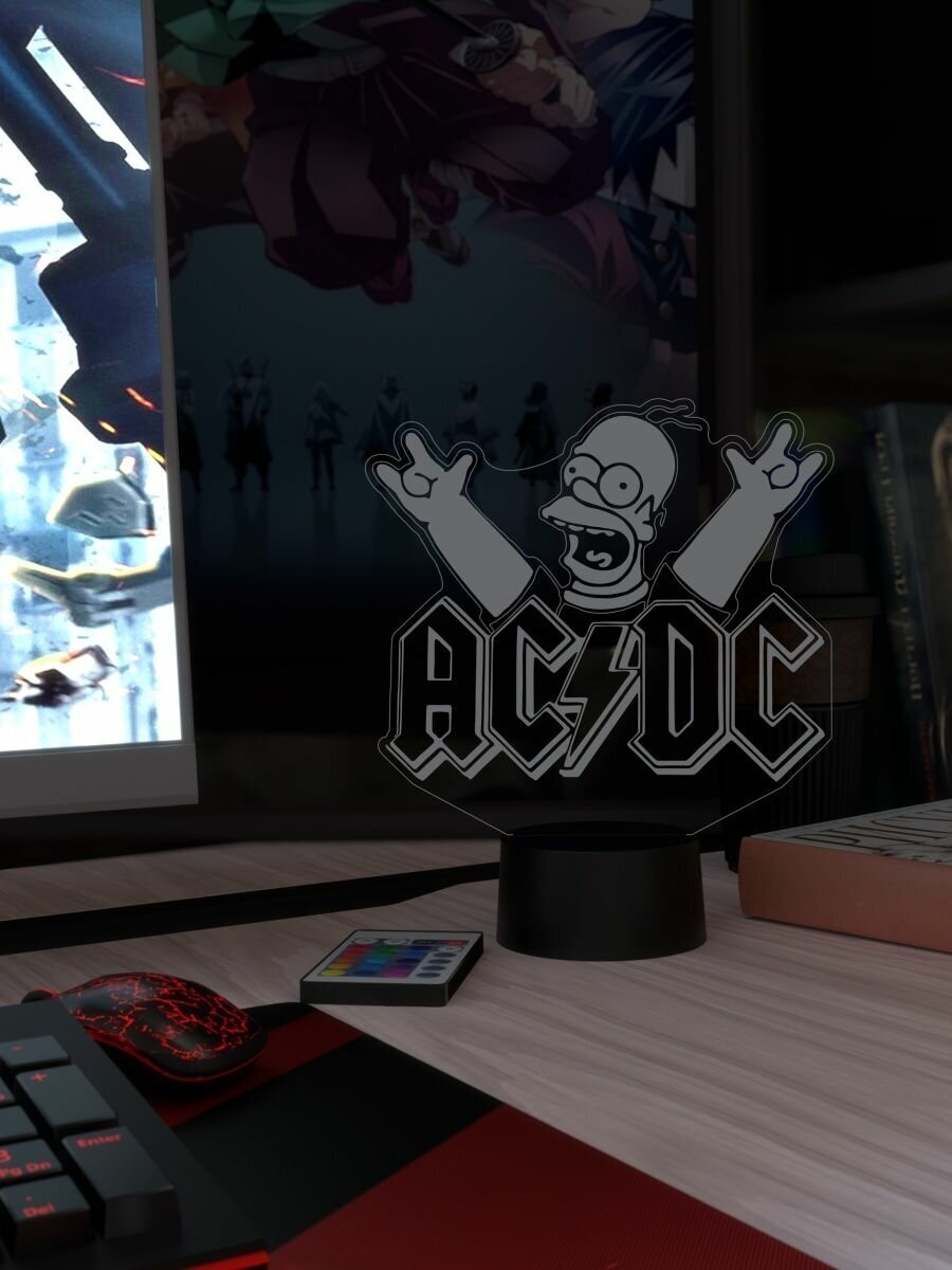 Ночник "Рок-Группа AC/DC" - фотография № 11
