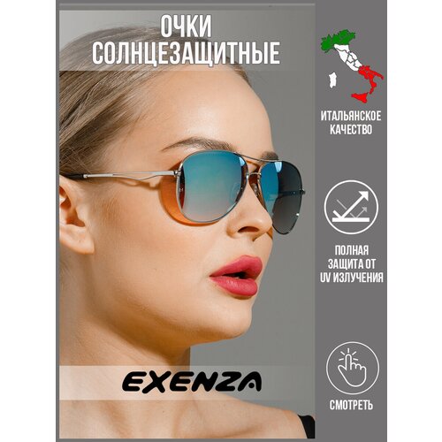 Женские и мужские солнцезащитные очки авиаторы капли Exenza SPEZIA