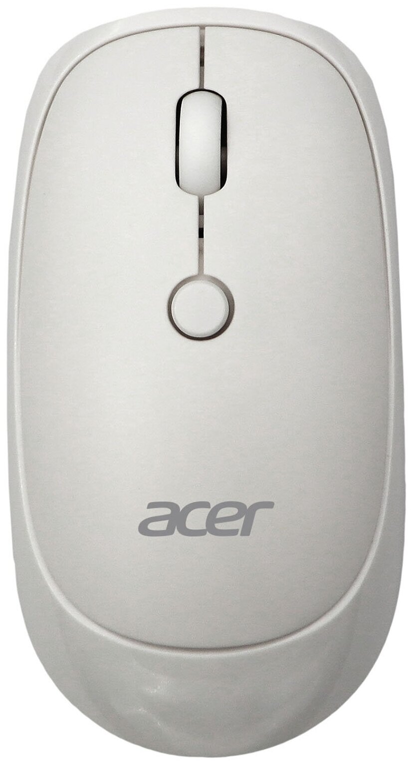 Мышь Acer OMR138 белый оптическая (1600dpi) беспроводная USB (3but)