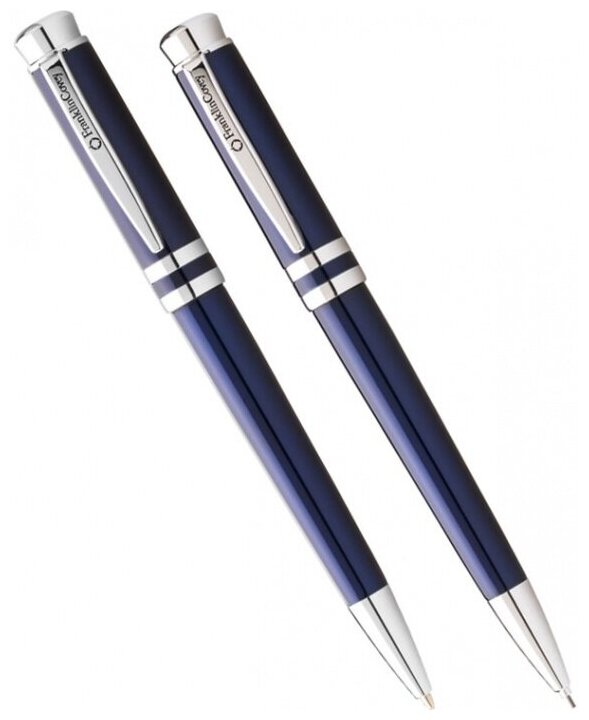 Franklin Covey FC0031-4 Набор franklin covey freemont: шариковая ручка и карандаш, blue / chrome