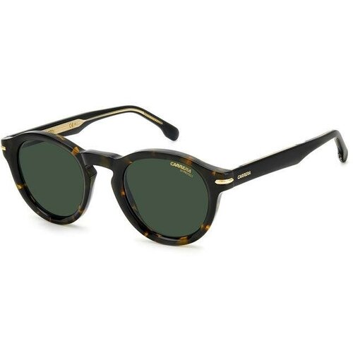 Солнцезащитные очки CARRERA, прямоугольные, оправа: пластик, коричневый