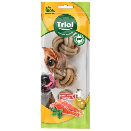 фото Лакомство для собак triol мяч