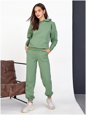 Комплект одежды Промдизайн, размер 52, зеленый