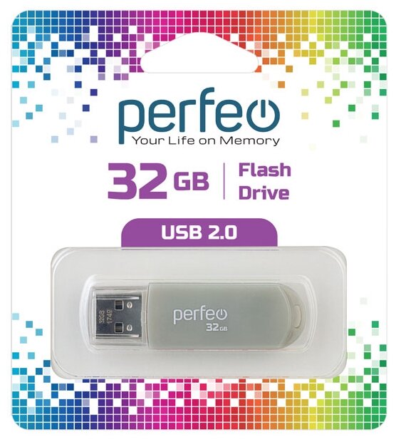 USB флешка Perfeo USB 32GB C03 Grey