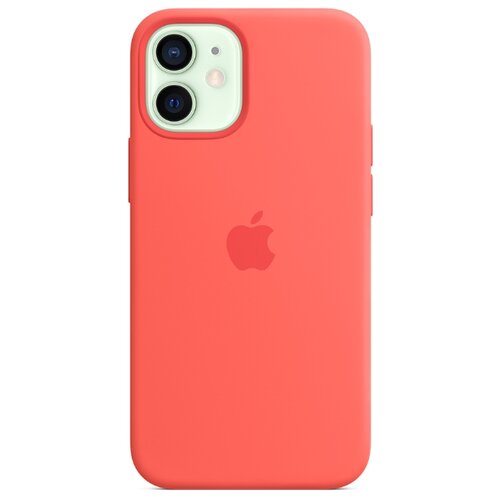 Чехол Apple MagSafe силиконовый для iPhone 12 mini, розовый цитрус чехол накладка gresso smart для apple iphone 12 mini розовый