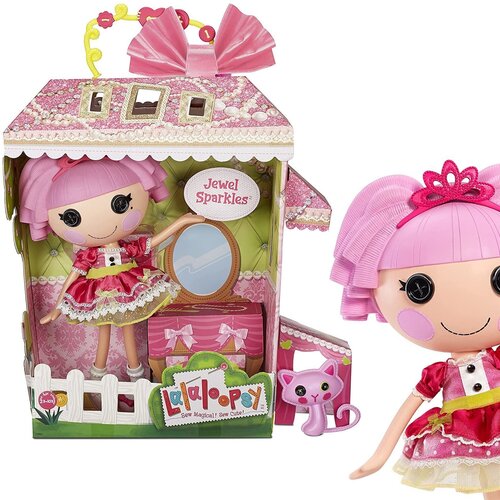 Кукла Lalaloopsy Лалапупси 33 см Jewel Sparkles с котиком