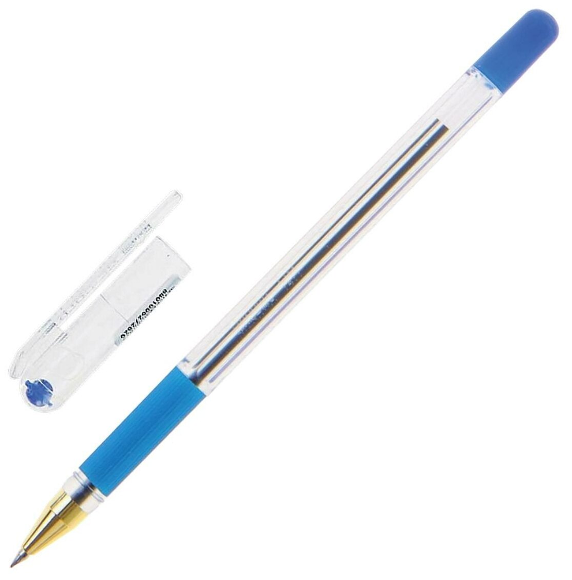 MunHwa Ручка шариковая MC Gold, 0.5 мм (BMC-01/02/03/04/10/12), BMC-02, cиний цвет чернил, 1 шт.
