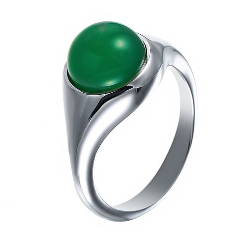 фото Кольцо из серебра 925 пробы с агатом c4311r_ko_zag_001_wg element47