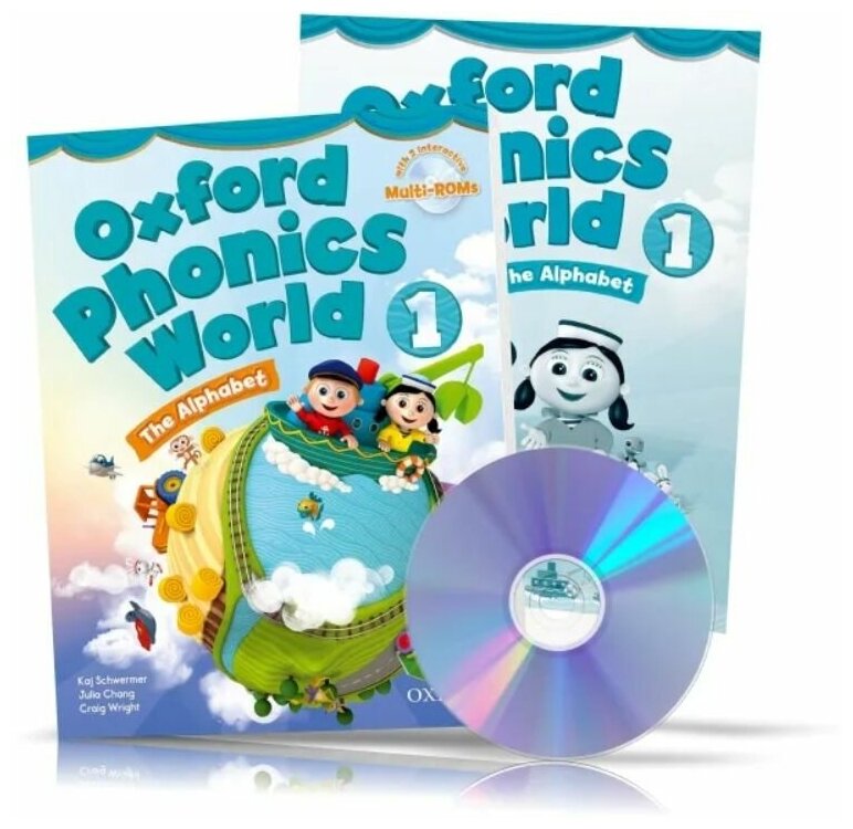 Oxford Phonics World 1 The Alphabet +CD. Комплект: учебник, рабочая тетрадь, диск