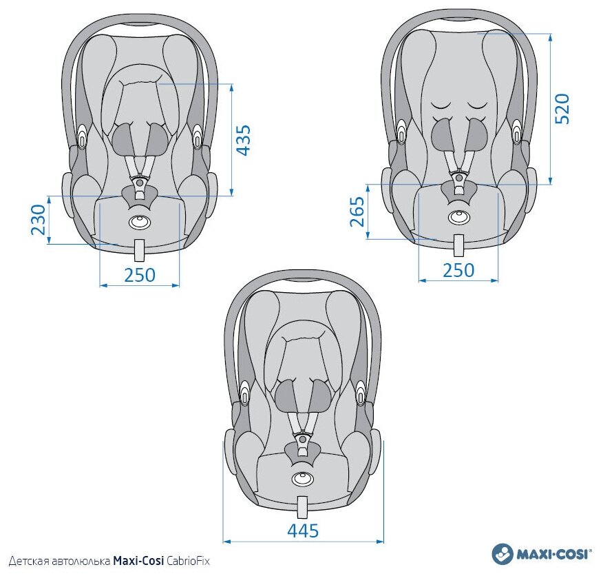 Автокресло Maxi-Cosi CabrioFix Essential Graphite, серый (8617750120) - фото №5