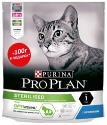 Сухой корм для стерилизованных кошек Pro Plan Sterilised, с кроликом