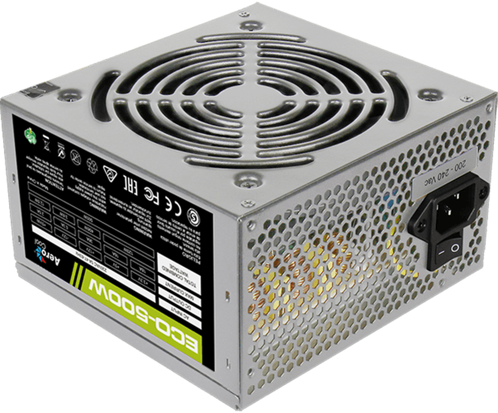 Блок питания 500W AeroCool ECO-500W