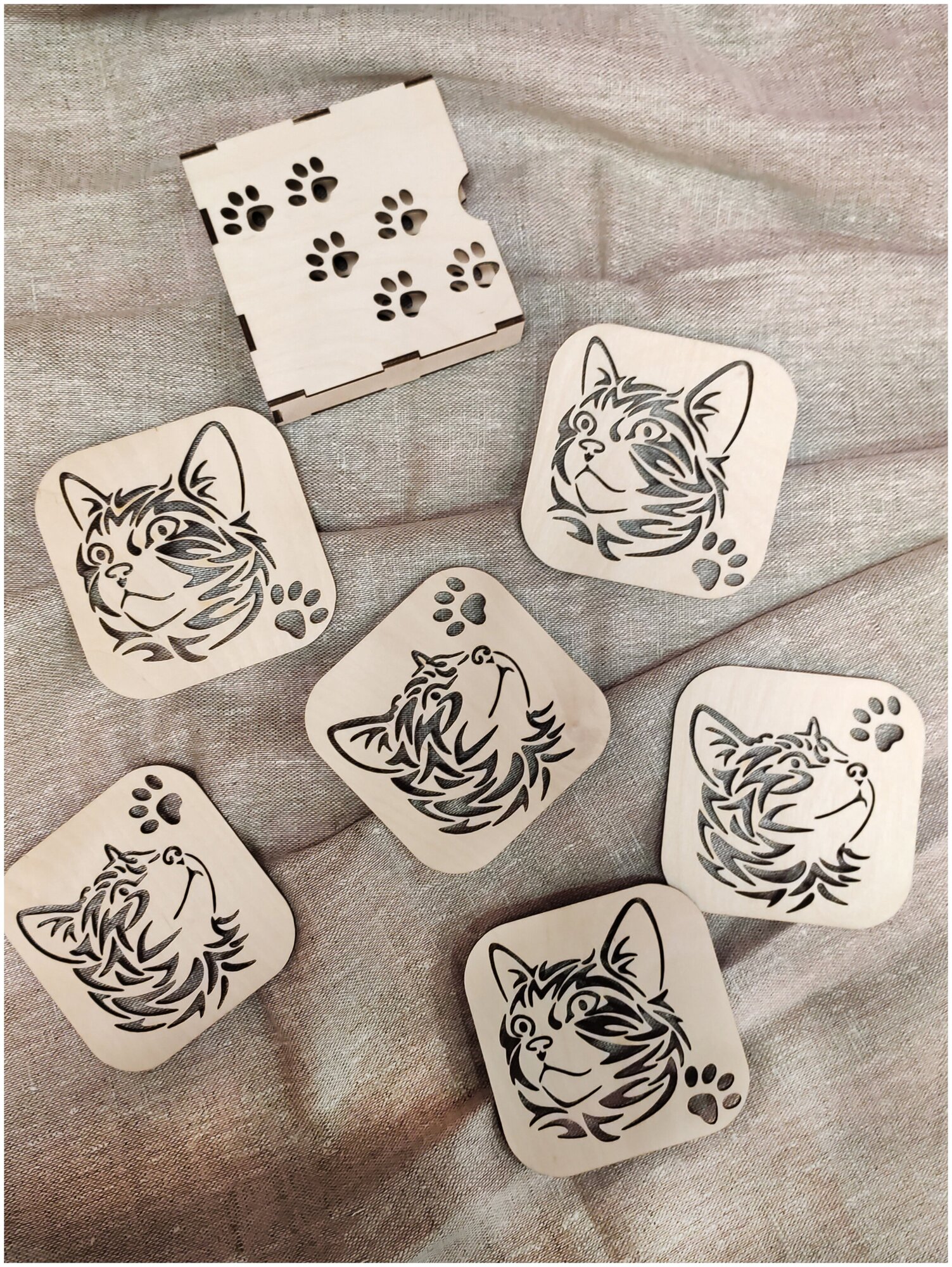 фото Костеры, подставка под горячее