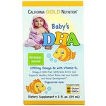 California Gold Nutrition Baby's DHA Omega-3 with vitamin D3 фл. - изображение