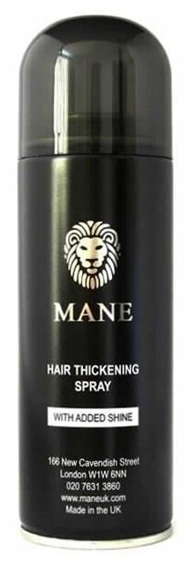 Mane Спрей Hair Thickening, light brown, 200 мл