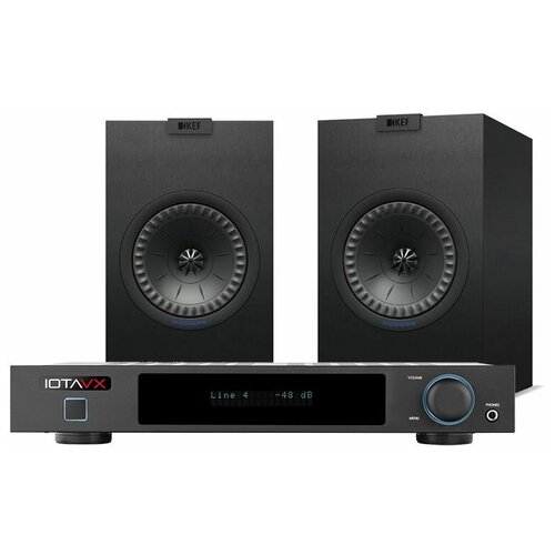 C полочной акустикой IOTAVX SA3 + KEF Q150 Satin Black