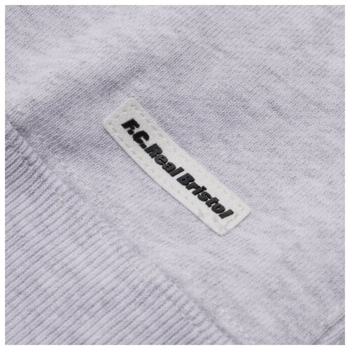 фото Мужская толстовка f.c. real bristol star applique team crew neck серый, размер m f.c.real bristol
