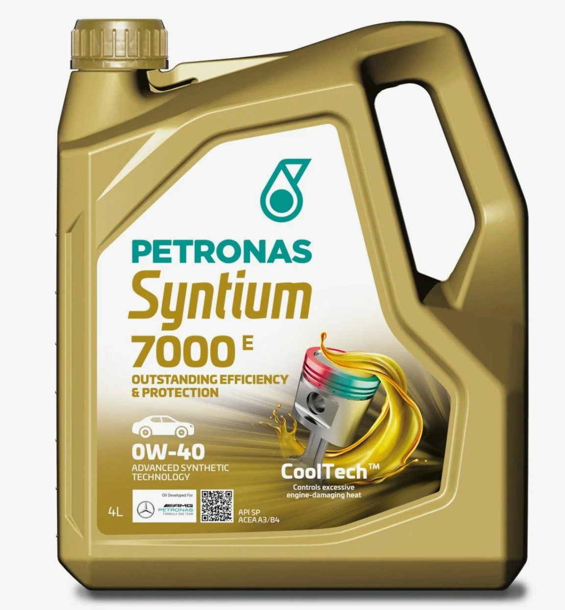 Моторное масло Petronas SYNTIUM 7000 E 0W-40 4 литра 70722K1YEU