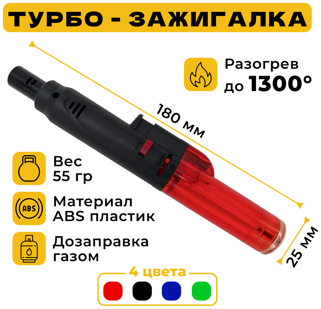 Зажигалка газовая, турбо-зажигалка, мини горелка, пьезоподжиг и регулятор пламени. Туристическая, карманная, автомобильная, для дома и работы.