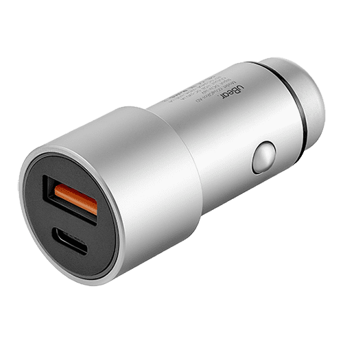 Автомобильное зарядное устройство uBear RIDE USB-A | USB-C Car Charger, CC04GR01-AD