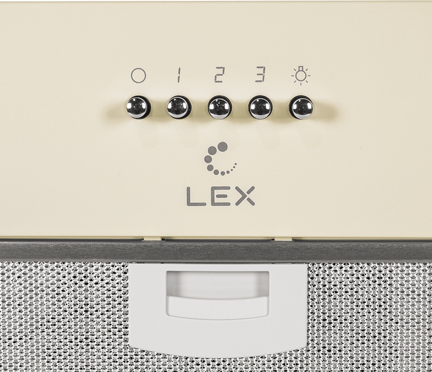 Кухонная вытяжка 60 см встраиваемая LEX Ghost 600 Ivory LIGHT - фото №7